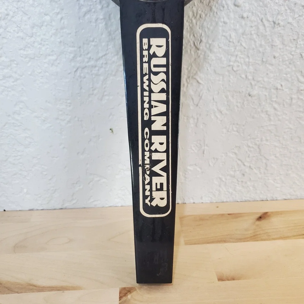 Russian River Brewing Tap Handle Sanctification Blonde Ale Scratching Post Black